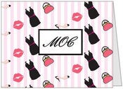 Image of Monogramed Blank Note Cards - 10 Card Set