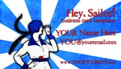 Image of HEY, SAILOR! Business Card Template
