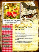 Image of THE BIRDS AND THE BEES Website Template
