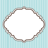 Image of Small Striped Squares - 20 per sheet
