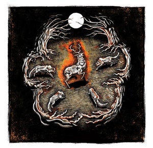 Image of Cervus Vs Lupus Print