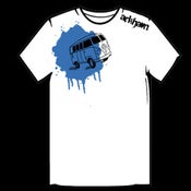 Image of Arkham Van T-Shirt - White/Blue