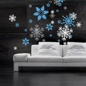 Image of WINTER SNOWFLAKES DECAL SET