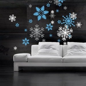 Image of WINTER SNOWFLAKES DECAL SET