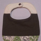 Image of Baby Bib - Hemp & Vintage Print