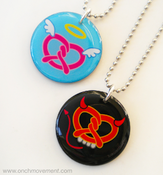 Image of Angel Devil Flip-O-Pendant