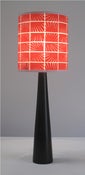 Image of No. 7 Drum Sunset Strip, Shade Only in Red