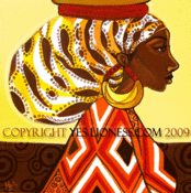 Image of "Tribes-Woman-Focus" Art Print- Price: $120.00 On SALE $95.00!
