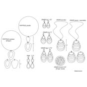Image of DRAPE necklace in acrylic