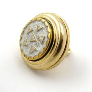 Image of Confetti Me Vintage Cocktail Ring 
