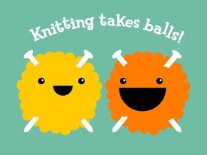 Image of Knitting Takes Balls T-Shirt (Women's)
