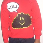 Image of Red "LOL" Crew Neck