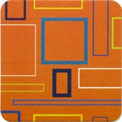 Image of Coasters in Orange Mosaic • 16 pack