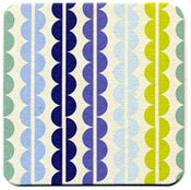 Image of Coasters in Lime Wiggles • 16 pack