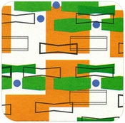 Image of Coasters in Orange Living Room • 16 pack