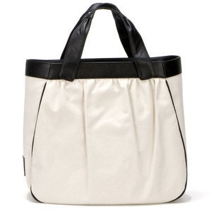 Image of Madison Tote - Black & Canvas
