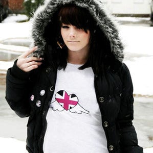 Image of Girls Heart/Wings *Winter Snow Edition*