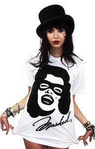 Image of Marilyn Masked (White) (Womens)