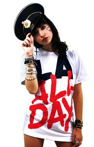 Image of LA All Day (White) (Womens)