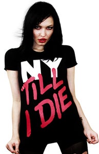Image of NY Till I Die (Black) (Womens)