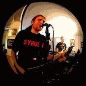 Image of Guys T Shirt - Red SYRUSS logo