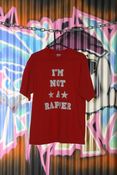 Image of I Am Not A Rapper Red T-shirt
