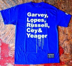 Image of DODGERS 80'S INFIELD SHOUTOUT