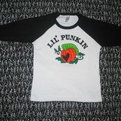 Image of Little Killers LIL PUNKIN Punk Rock Jersey Shirt 3/4 Sleeve Raglan Size 2T 4T & 6