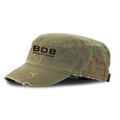 Image of BDB Enzyme Washed Cotton Twill Solid Army Caps