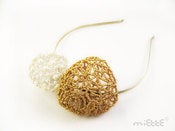 Image of transparent stone headband