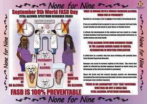 Image of WORLD FASD DAY SEPTEMBER 9TH POSTER (GST INCL)