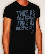 Image of "SUGAR" MEN'S CREW BLACK