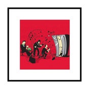 Image of MUSIC V MUSAK Matted/Framed Canvas Print
