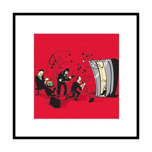 Image of MUSIC V MUSAK Matted/Framed Canvas Print