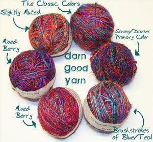 Image of DGY's Premium Recycled Silk Yarn