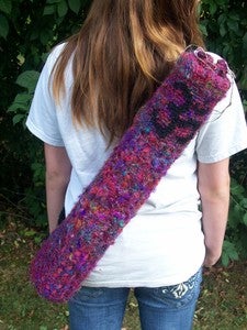 Free Crochet Pattern - Yoga Mat Bag from the Pouches cases and