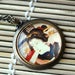 Image of Washi Collection - Geisha Pendant necklace