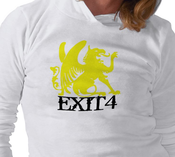 Image of Exit4 - Griffin Hoodie - Ladies - American Apparel