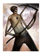 Image of DEATH PLAYING AIR GUITAR ON A SCYTHE *SPECIAL COLLECTOR'S EDITION*