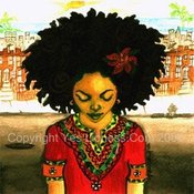 Image of "Antigua" Art print Size-11x11 Price- $75.00 on SALE $45.00