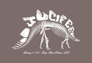Image of Jucifer Screen Printed Gigposter