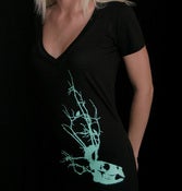Image of Deciduous V-neck dark