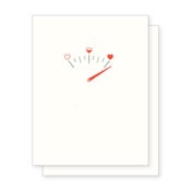 Image of Love Gauge - Red/Grey - Set of 6
