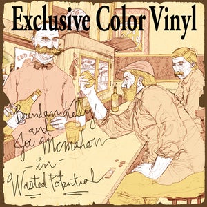 Image of ALR:010 Brendan Kelly(The Lawrence Arms)/Joe McMahon(Smoke or Fire) "Wasted Potential" color vinyl
