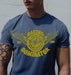Image of NORTON - Heritage Dominator foil print Tee - Navy