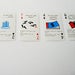 Image of 60's Vintage Braniff airline playing cards