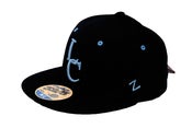 Image of LeftyCo Fitted Cap Black/Blue (FlexFit)