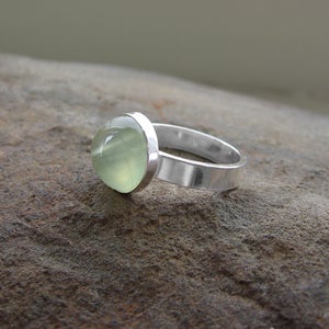 Image of Big Prehnite Ring