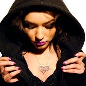 Image of "Love" Necklace Sterling Silver