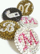 Image of Badge Cristal/ Crystal pin buttons
